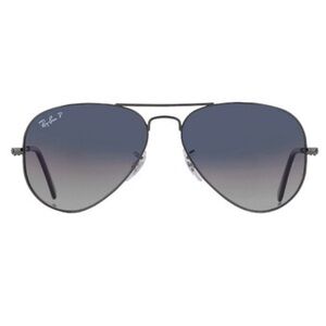 Ray-Ban Aviator Gradient Polarized Sunglasses small frame 55